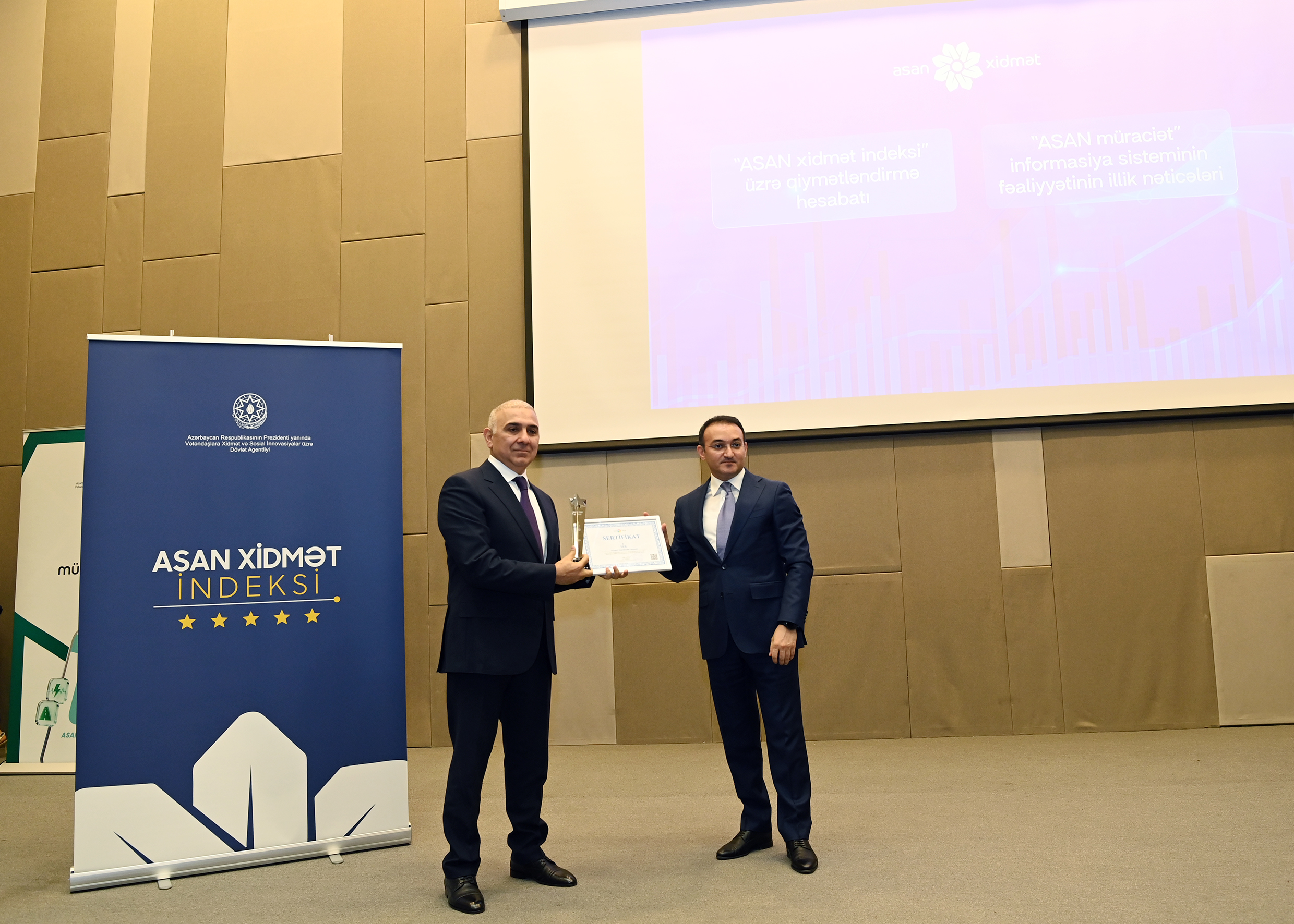 “Azərişıq” ASC “ASAN xidmət indeksi” üzrə qiymətləndirmə nəticələrinə əsasən 3-cü dəfə ardıcıl olaraq birinci yerə layiq görülüb