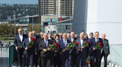 "AzərEnerji" və "Azərişıq" rəhbərliyi şəhidləri xatirəsini andı